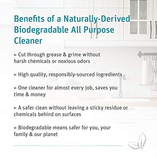 image for Grab Green Naturally-Derived, Biodegradable All Purpose Cleaner, Resid