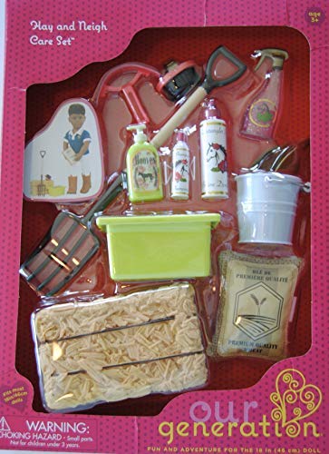Our Generation Hay and Neigh Horse Care Set