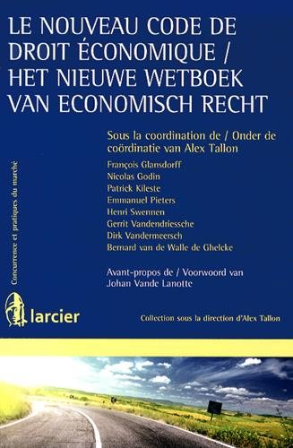 Le  nouveau code de droit économique