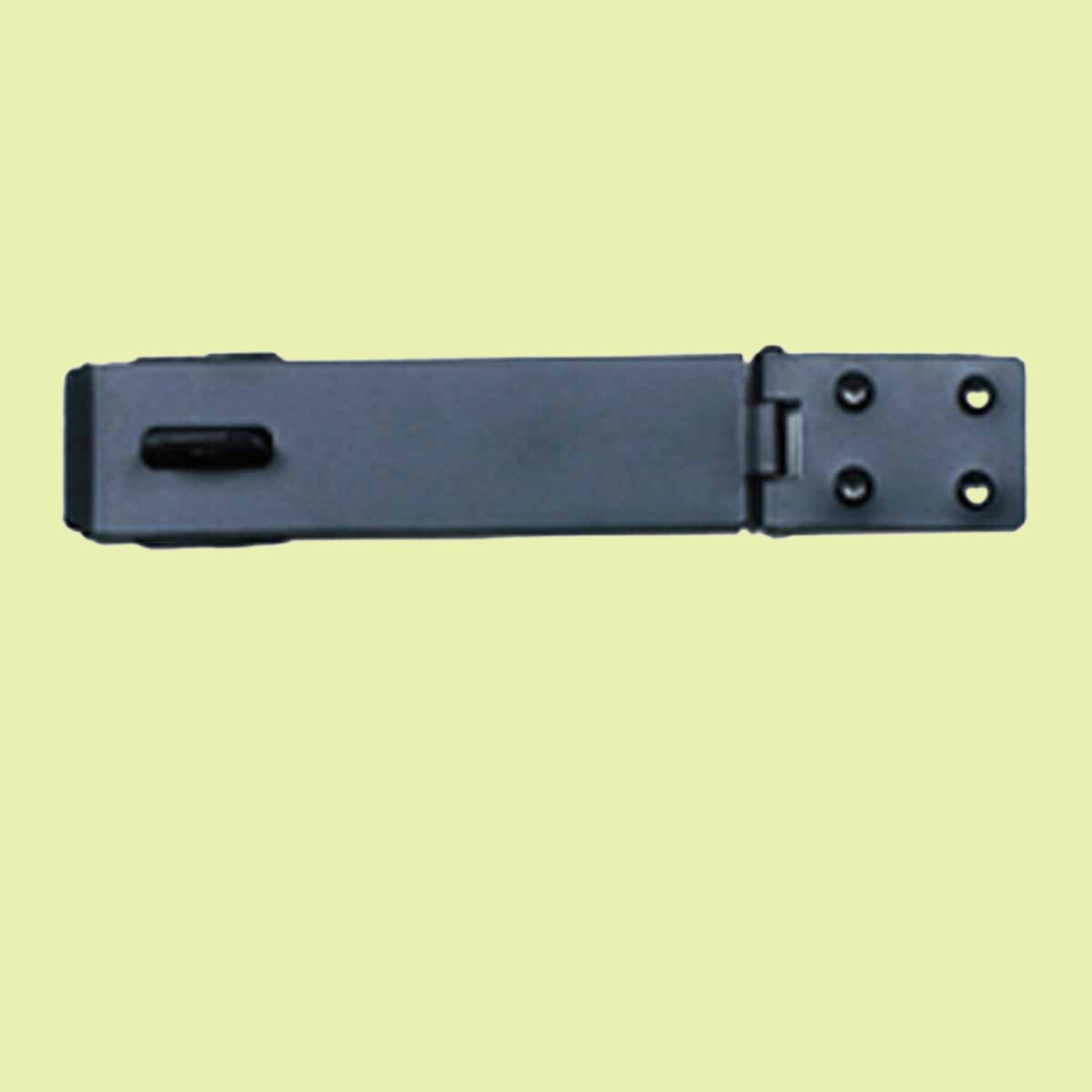 Black Wrought Iron Hasp 5.875 in Medium Hasp and Staples Tools & Home