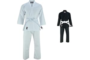 Rex Sports Karate Suit GI Aikido Training Lightweight for Kids & Adults Martial Arts Uniform with Belt
