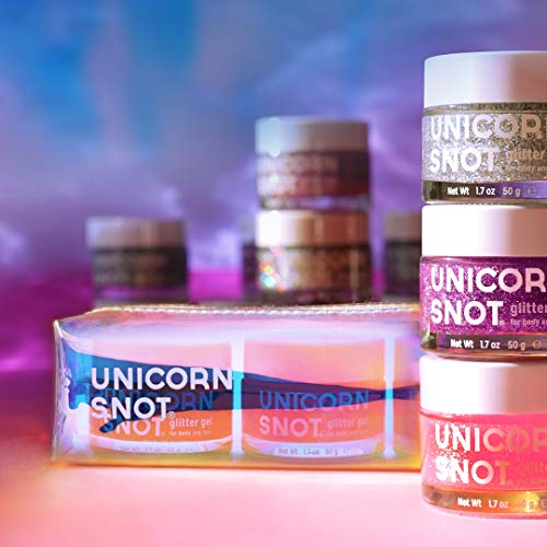 Unicorn-Snot-Holographic-Body-Glitter-Gel-Vegan-Cruelty-Free-Perfect-for-Festival-Rave-Costume-Silver-16-Ounces