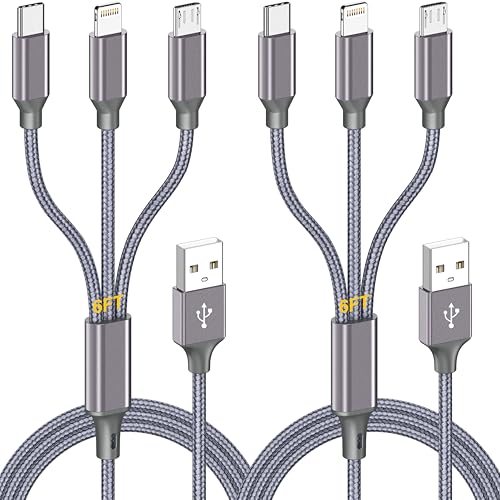 3 in 1 2 Pack Charging Cable