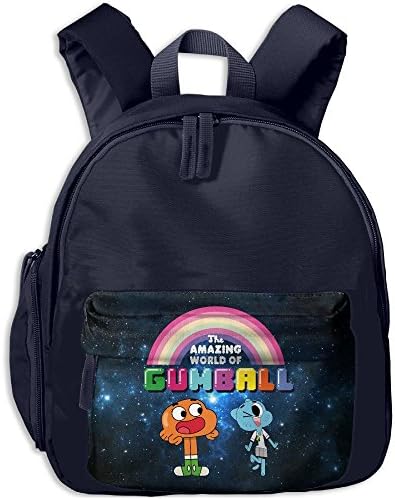 Toddler Kid The Amazing World Of Gumball Rainbow Bookbag Personalized Preschool Shoulders Bag For Boys Girls