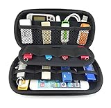 ZXUY Big Capability USB Flash Drives Bag, Black