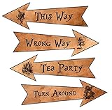 Alice in Wonderland new larger size 4 party arrows party decoration