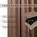 NICETOWN Blackout Blinds for Patio Door - Sliding Door Insulated Blackout Curtains, Extra Wide Curtain for Villa/Hall/Parlor (100 inches W x 84 inches L, Cappuccino)