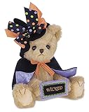 Bearington Tricky Nikki, Plush Stuffed Animal Halloween Witch Teddy Bear, 12 inches