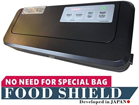 FOOD SHIELD, works with Ziploc! & Vacuum chamber pouches! Reduce your running costs by up to 90%. It can even pack liquids and powders. Next Generation Vacuum Sealer.