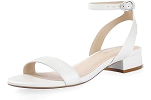 Ankis Black Nude White Red Women Sandals Comfortable Walking Strappy Open Toe Sandals for Women Dressy Summer 1 Inch Low block Heel Flat Adjustable Ankle Strap Wide Available Shoes 2024