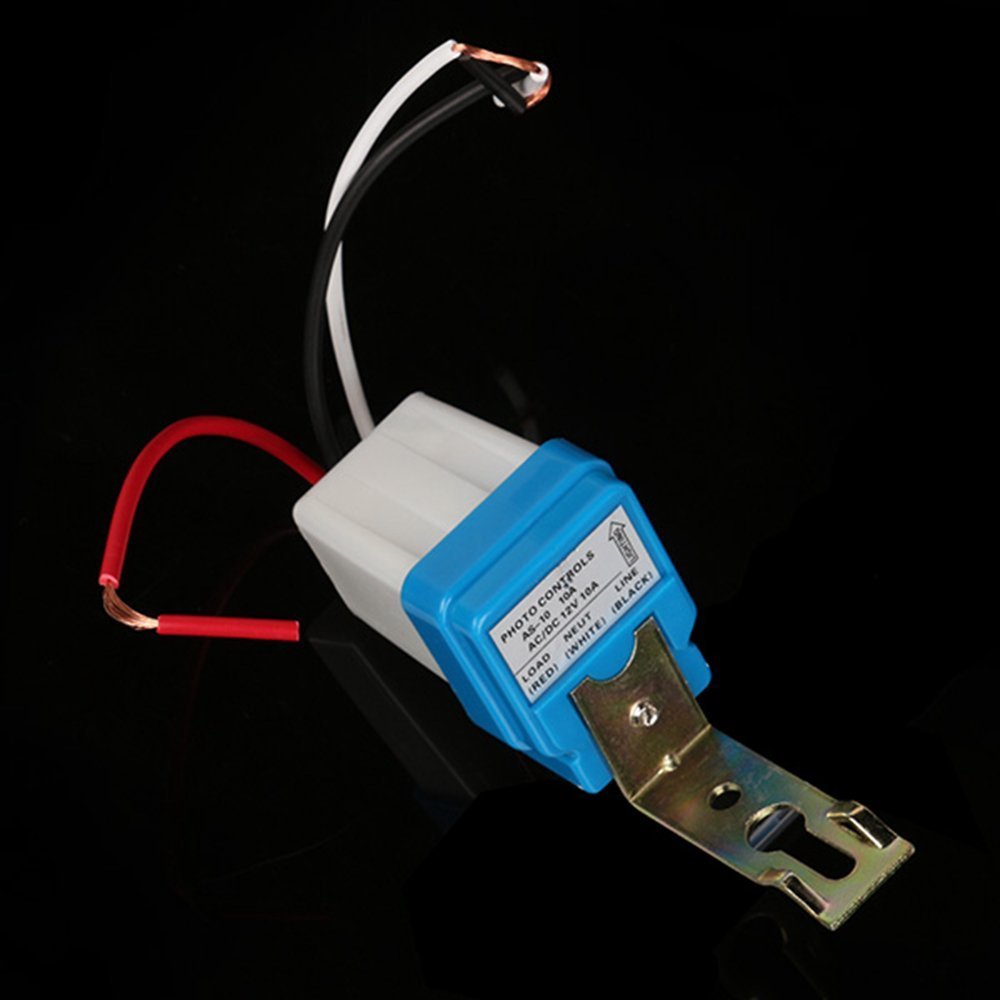 DC 12V/AC12V 10A Auto On Off Highway Light Switch Photo Control Sensor