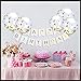 Willaire Happy Birthday Banner &5 Pieces Gold Confetti Balloons Party Balloons With Golden Paper Confetti Dots For Birthday Party Decorations Wedding Decorations And Proposal