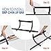 Yes4All Doorway Pull Up Bar with Multiple Foam Grips – Multi Models fit Doorway 25-34 inch, 28-33 inch & 33-37 inch (Black - 1-Piece)