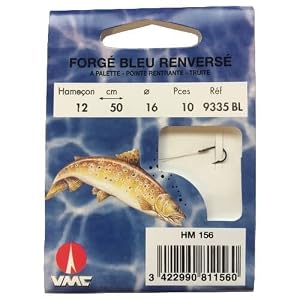 Vmc – Hameçon Spécial Truite Forgé Bleu Par 10