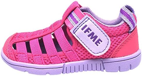 IFME Kid's Playa Venice Elastic Lace Mesh Hook and Loop Fisherman Style Sandal
