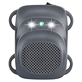 Angveirt Under Hood Animal Repeller Mice Rodent Repellent for Cars Auto Rodent Repellent Keep Mice Out of Car Wire Protection Rodent Repellent Ultrasonic for 12V 24V Car Battery - Grey