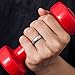 ThunderFit Women’s Silicone Engagement Rings, 5.5mm Wide, 2mm Thick, Wedding Rubber Bands, Variety Multipack 1-12