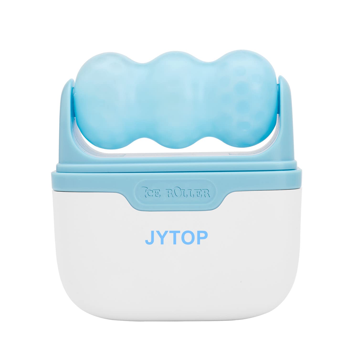 JYTOP Ice Roller Facial Roller for Face Eyes,Face Massager Roller Swelling, Migraines, Pain Relief, Relieve Wrinkles and Minor Injury Relief (V-Blue)