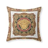 Gail M Classic Versace Throw Pillow Covers 18 x 18 Inch