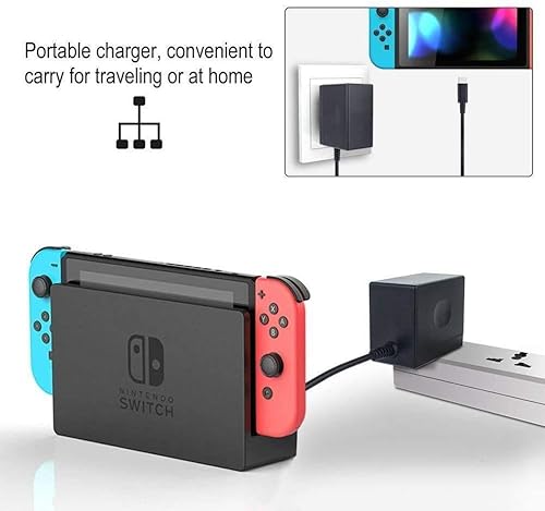 AC Adapter Charger for Nintendo Switch/Switch OLED/Switch Lite