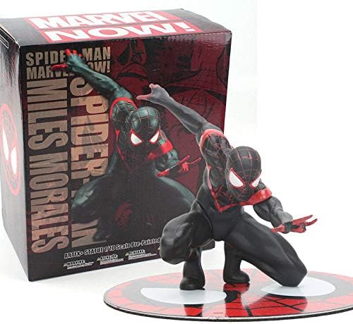 Marvel 1:10 Scale " Miles Morales : Spiderman into The Spider Verse " 14 cm Tall Classic Edition Collectible Statue for Display / Collection