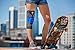 Old Bones Therapy Compression Knee Sleeve Support - Knee Brace for Sports, Running, Arthritis, ACL, MCL, Meniscus Tear, Joint Pain Relief and Injury Recovery (M, Black/Blue)
