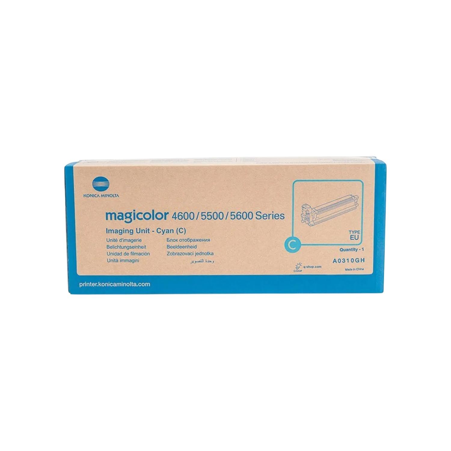 Konica Minolta Magicolor 5550/5570 Cyan Print Unit Yield 30,000