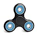 junlei Tri Fidget Hand Spinner, Ultra Fast Bearings, Finger Toy, Great Gift for ADD, ADHD, Anxiety, and Autism Adult Children(BlackBlue)