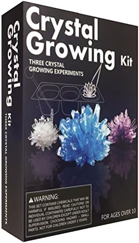 Crystal Growing Experiment, Science Kit , 3 Crystals in a Kit