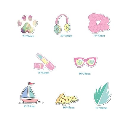 TIREOW - Pegatinas para frigorífico (8 Unidades, Impermeables, Muy ...