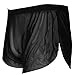 YiZYiF Men's Mesh Boxer Briefs Underwear Transparent Shorts Black Large