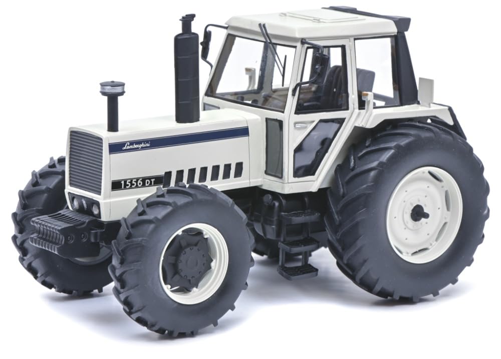 Schuco 450910500 Lamborghini 1556 DT Tractor Model Car 1:32 Scale Limited Edition 500 Resin White