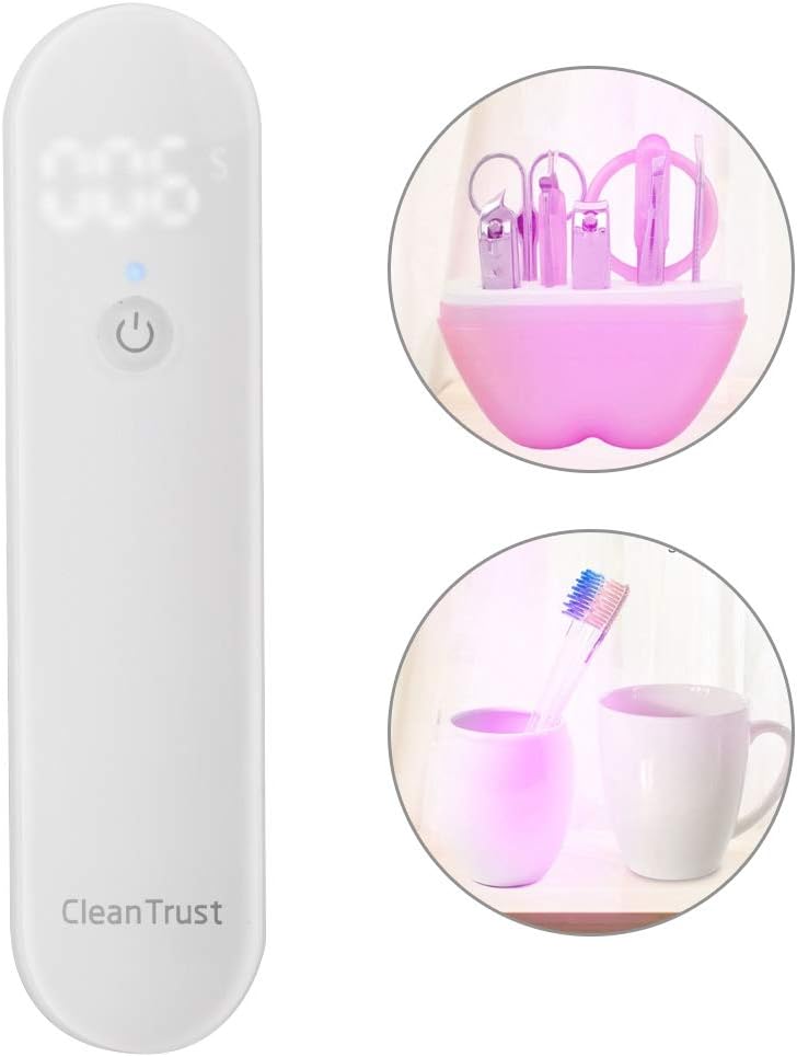 Sterilizer, Handheld Sterilization Sanitizer Light Lamp UV Disinfection Cleaning Device Use for Nail Art Tool, Tweezers, Nail Nippers etc (#2)