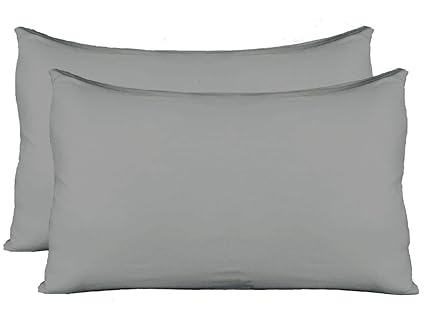 gray pillow cases