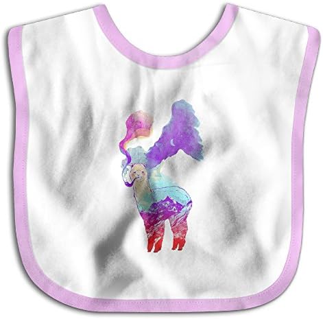 Unisex Baby Alpacas Dream In The Himalayas (Mountain) Soft And Comfortable Cute Bibs