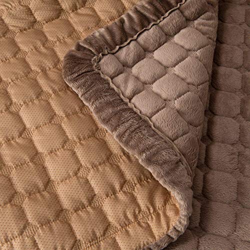 Keet Fluffly Deluxe Pet Bed Sofa Chocolate large - Thumbnail 7