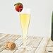 12 Premium Plastic Champagne Flutes - Bulk Champagne Glasses for Wedding or Party