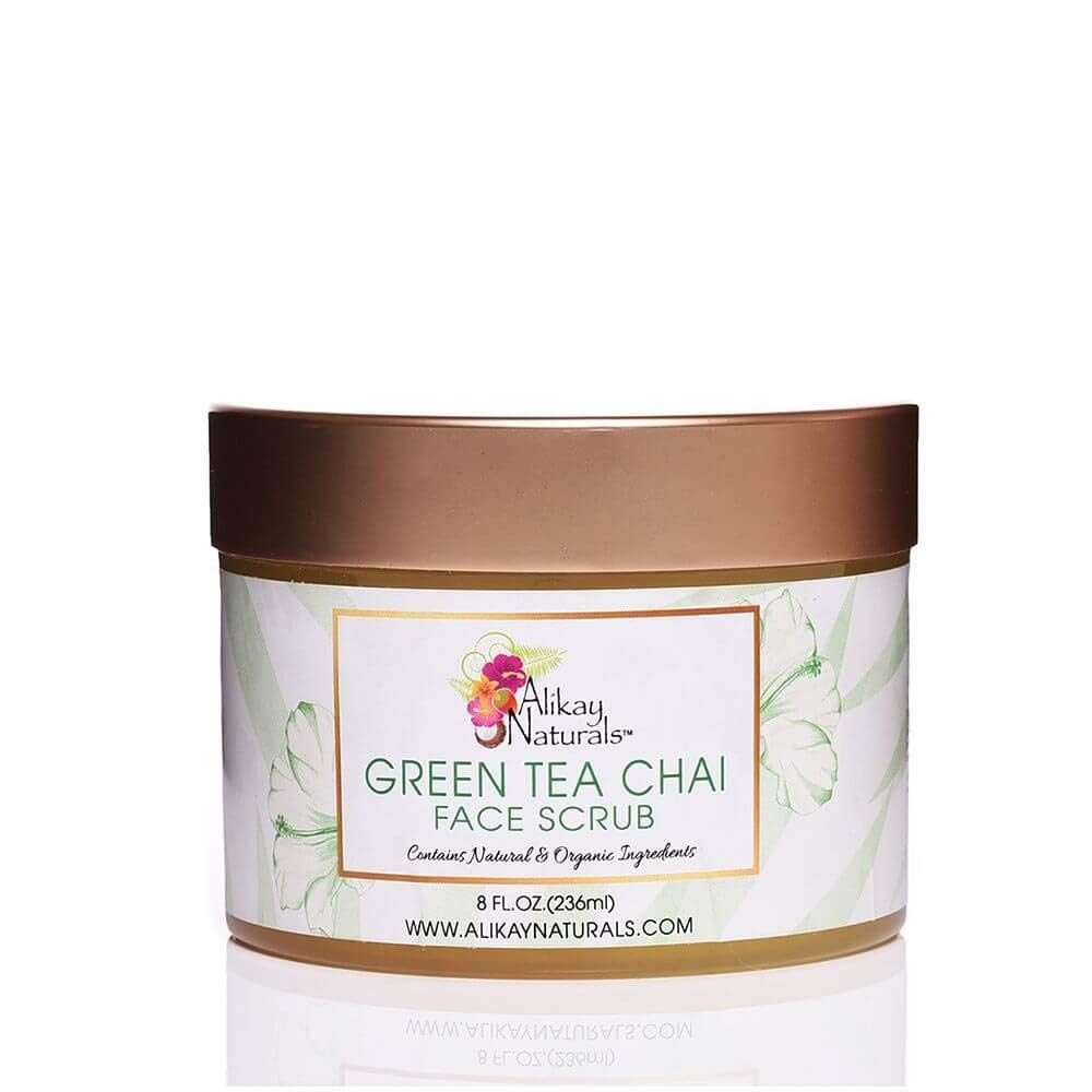 Alikay Naturals Green Tea Chai Face Scr, 8 Ounce