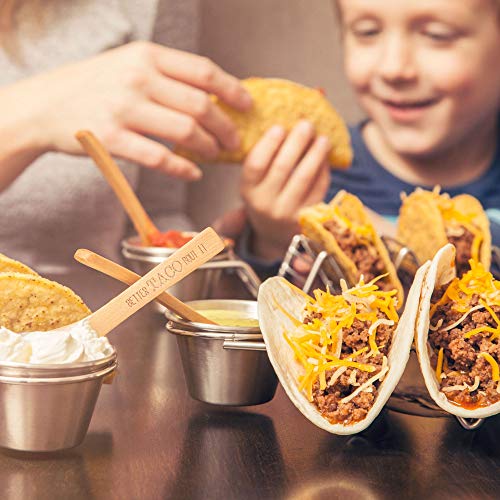 image for Better Taco Bout It Taco Shell Stand Up Holders - 4 Pack Premium Stain