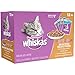 WHISKAS CHOICE CUTS Seafood Selections Variety Pack Wet Cat Food 3 Ounces (Box Of 4, 12-Count Each)