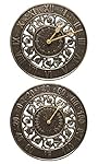 Whitehall Ivy Silhouette Clock & Thermometer Package
