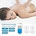 Electronic Pulse Massager Muscle Stimulator TENS Unit with 4 Pads 5 Modes & 16 Intensity, Tens Machine for Pain Relief by Samesay