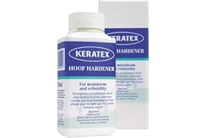 William Hunter Equestrian Keratex Hoof Hardener - Makes Brittle or weak Hooves Strong and Healthy - 250ml