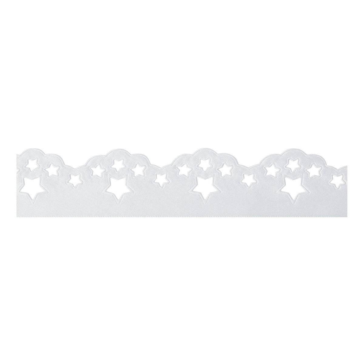 Berisfords Scatter Star, Polyester, White, 10.2 x 4.5 x 10.2 cm