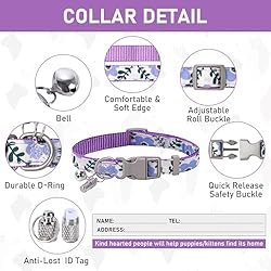 GAMUDA Small Pet Harness Collar and Leash Set, Step