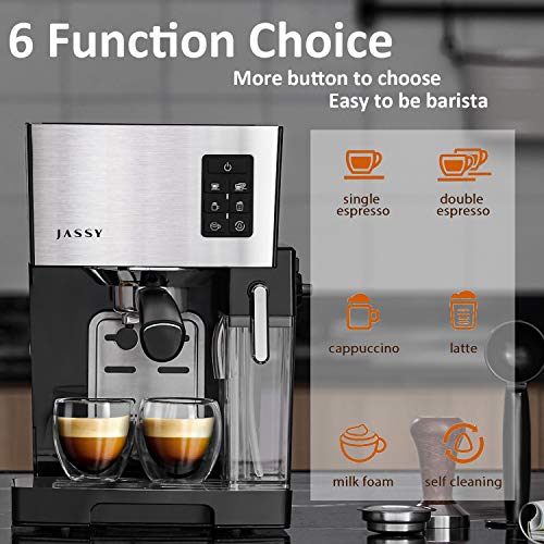 Espresso Coffee Machine Cappuccino Maker 19 Bar Fast Heating System