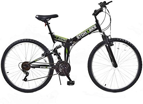Stowabike 26" MTB V2 Folding Dual Suspension 18sp Gears Mountain Bike