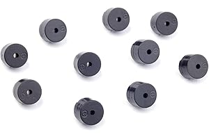 Cylewet 10Pcs 5V 2 Terminals Passive Electronic Alarm Buzzer Electromagnetic Beeper AC Impedance for Arduino (Pack of 10) CLT