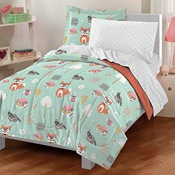 Amazon.com: 5 Piece Multi Kids Forest Animals Comforter
