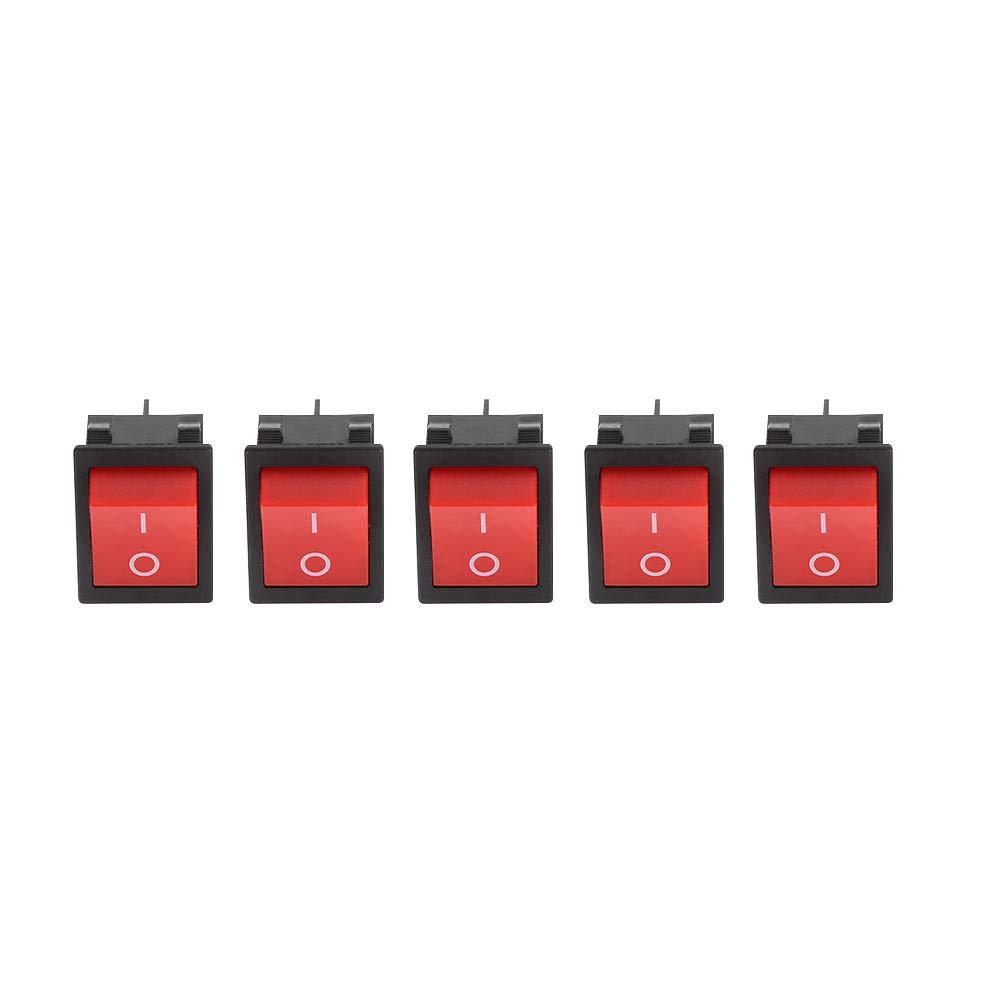 Rocker Switch-30A Welder Welding Machine 4-Pin Boat Type ON/OFF Rocker Switch(5PCS)